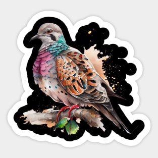 Turtle Dove Watercolor 6.0 Sticker